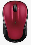 Logitech M325 Wireless Mouse (red)