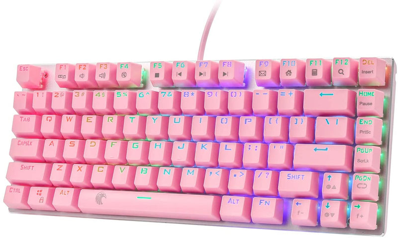 E-YOOSO Z-88 60% Pink RGB Mechanical Keyboard