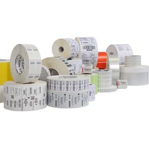 Zebra 8000T Multipurpose Label - 15/16" Width x 15/16" Length - Permanent Adhesive - Square - White - Polyester, Acrylic, Synthetic - 8760 / Roll - 4 Roll