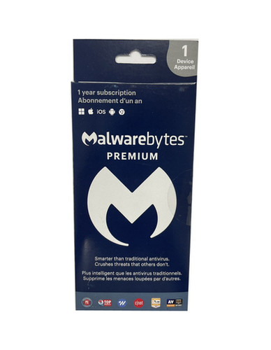 Malwarebytes Anti-Malware Premium - 1 Year / 1 Device Retail Pack