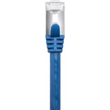 Monoprice Entegrade Cat.7 S/FTP Network Cable - 15 ft Category 7 Network Cable for Network Device - First End: 1 x RJ-45 Network - Male - Second End: 1 x RJ-45 Network - Male - 10 Gbit/s - Patch Cable - Shielding - Gold Plated Contact - 26 AWG - Blue