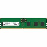 Micron 24GB DDR5 SDRAM Memory Module - For Server, Workstation, Computer - 24 GB (1 x 24GB) - DDR5-4800/PC5-38400 DDR5 SDRAM - 4800 MHz Single-rank Memory - CL40 - 1.10 V - ECC - Registered - 288-pin - DIMM - 3 Year Warranty