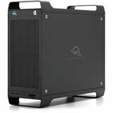 OWC ThunderBay Flex 8 External Storage Solution - 8 x HDD Supported - 7 x HDD Installed - 28 TB Installed HDD Capacity - 8 x SSD Supported - 1 x SSD Installed - 4 TB Total Installed SSD Capacity - 8 x Total Bays - 8 x 2.5"/3.5" Bay - 3 USB Port(s) - Desktop