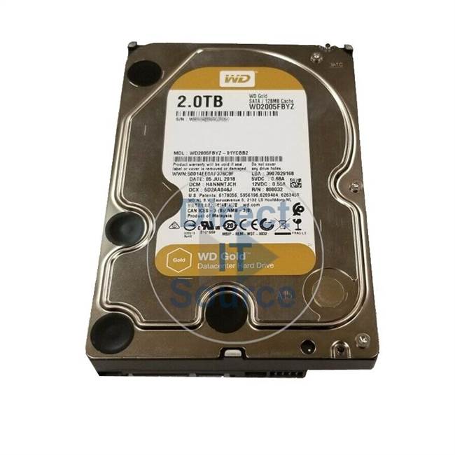 Western Digital 4TB SATA3 Enterprise Hard Drive - Gold - WD4003FRYZ