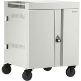 Bretford CUBE Cart - 2 Shelf - Push Handle Handle - 4 Casters - Steel, Polypropylene - 30" Width x 26.50" Depth x 37.50" Height - Concrete - For 32 Devices