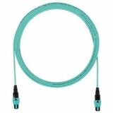 PanNet Interconnect Fiber Optic Network Cable - 48 ft Fiber Optic Network Cable for Network Device, Enclosure, Fiber Optic Cassette - First End: 1 x PanMPO Network - Female - Second End: 1 x PanMPO Network - Female - 400 Gbit/s - Plenum, OFNP - 50/125 &micro;m - Aqua - 1 Pack