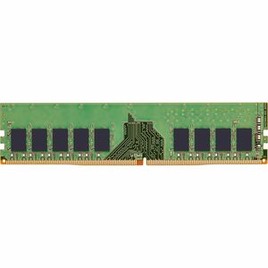 Kingston RAM Module - 8 GB - DDR4-3200/PC4-25600 DDR4 SDRAM - 3200 MHz Single-rank Memory - CL22 - 1.20 V - ECC - 288-pin - DIMM - Lifetime Warranty