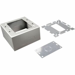 Wiremold AL2000 Deep Device Box - Black - Aluminum