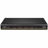 Vertiv Avocent Cybex SC800 Secure Desktop KVM Switch, Single Head Monitor, 4 Port, NIAP Version 4.0 Certified, CAC, TAA Compliant (SC840DPH-400)
