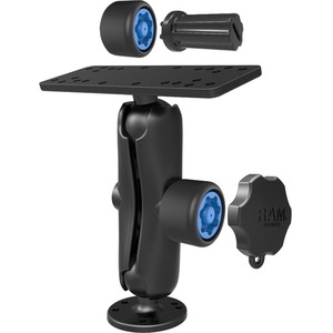 RAM Mounts Pin-Lock Marine Mount for GPS, Fishfinder - 4 lb Load Capacity - Powder Coated Marine-grade Aluminum