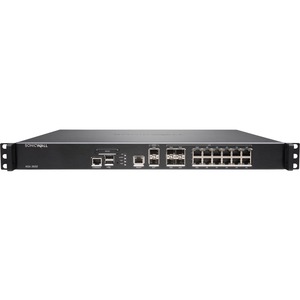 SonicWall NSA 3600 Network Security/Firewall Appliance - 12 Port - 1000Base-T, 10GBase-X - 10 Gigabit Ethernet - DES, 3DES, AES (128-bit), AES (192-bit), AES (256-bit), MD5, SHA-1 - 12 x RJ-45 - 7 Total Expansion Slots - 1U - Rack-mountable - TAA Compliant