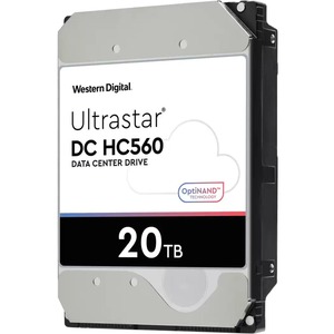 WD Ultrastar DC HC560 WUH722020BL5204 20 TB Hard Drive - 3.5" Internal - SAS (12Gb/s SAS) - 7200rpm - 4Kn Format - 20