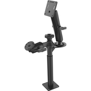 RAM Mounts Tele-Pole Vehicle Mount for Monitor, Keyboard - 1 Display(s) Supported - 75 x 75 - Powder Coated Steel, Marine-grade Aluminum