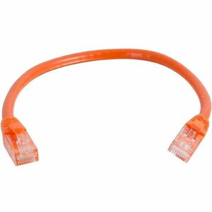 Quiktron Q Cat.6a UTP Patch Network Cable - 2 ft Category 6a Network Cable for Network Device - First End: 1 x RJ-45 Network - Male - Second End: 1 x RJ-45 Network - Male - Patch Cable - Gold Plated Connector - CM - 24 AWG - Orange