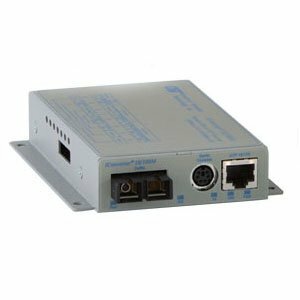 Omnitron Systems iConverter 10/100M Media Converter and Network Interface Device - 1 x RJ-45 , 1 x SC Duplex - 10/100Base-TX, 100Base-FX