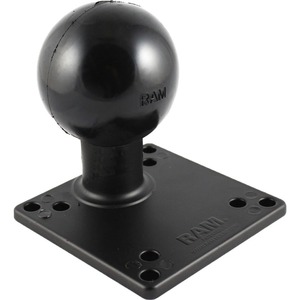RAM Mounts Vehicle Mount - 15 lb Load Capacity - 100 x 100 - Powder Coated Marine-grade Aluminum, Steel