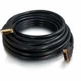 C2G 15ft Pro Series Single Link DVI-D™ Digital Video Cable M/M - In-Wall CL2-Rated - Black