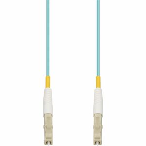 AddOn 70m LC to LC Aqua OM4 Simplex OFNR (Riser-Rated) Fiber Patch Cable