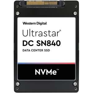 Western Digital Ultrastar DC SN840 WUS4BA119DSP3XZ 1.88 TB Solid State Drive - 2.5" Internal - U.2 (SFF-8639) NVMe (PCI Express NVMe 3.1) - Storage System, Server Device Supported - 1 DWPD - 3588.10 TB TBW - 3311 MB/s Maximum Read Transfer Rate - 5 Year Warranty