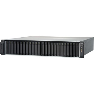 QNAP TES-3085U SAN/NAS Server - Xeon D-1548 Octa-core (8 Core) 2 GHz - 32 GB RAM DDR4 SDRAM - 12Gb/s SAS Controller - RAID Supported - 0, 1, 5, 6, 10, 50, 60 RAID Levels - 30 x Total Bays - 30 x 2.5" Bay - 4 x Total Slot(s) - 10 Gigabit Ethernet - HDMI - Network (RJ-45) - QES 1.1/QTS 4.2 - DNS, Telnet, DLNA, IPv6, FTPS, PAP, FTP, RSync, WEBDAV, CHAP, SSL/TLS, ... - 2U - Rack-mountable