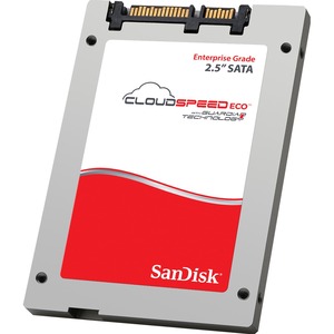 SanDisk CloudSpeed Eco 480 GB Solid State Drive - 2.5" Internal - SATA (SATA/600) - 530 MB/s Maximum Read Transfer Rate - 5 Year Warranty