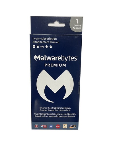 [27MWBytesAMP5Dev] Malwarebytes Anti-Malware Premium - 1 Year / 5 Device
