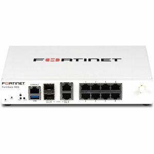 Fortinet FortiGate FG-90G Network Security/Firewall Appliance - Content Security - 10 Port - 10GBase-X, 1000Base-X, 10GBase-T, 5GBase-T, 2.5GBase-T, 10/100/1000Base-T - 10 Gigabit Ethernet - 27.90 Gbit/s Firewall Throughput - SHA-256, AES (256-bit) - 2500 VPN - 8 x RJ-45 - 2 Total Expansion Slots - 3 Year FortiCare Premium and FortiGuard Enterprise Protection - 50 Hz, 60 Hz - Desktop, Wall Mountable, Compact