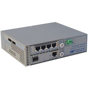 Omnitron Systems iConverter 4-Port T1/E1 Multiplexer - 4 x T1/E1 , 1 x 100Base-FX - 100Mbps Fast Ethernet, 1.544Mbps T1 , 2.048Mbps E1