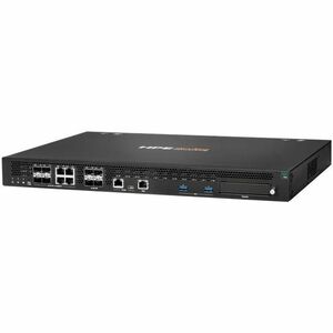Aruba 9114 Router - 4 Ports - 4 RJ-45 Port(s) - 8 SFP+ Slots, SFP (mini-GBIC) Slots - 10 Gigabit Ethernet - Rack-mountable