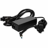 AddOn HP® H6Y88AA Compatible 45W 19.5V at 2.31A Black 4.5 mm x 3.0 mm Laptop Power Adapter and Cable