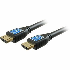 Comprehensive Pro AV/IT Integrator Series HDMI Audio/Video Cable - 25 ft HDMI A/V Cable for Audio/Video Device, Display Screen - First End: 1 x HDMI Digital Audio/Video - Male - Second End: 1 x HDMI Digital Audio/Video - Male - 18 Gbit/s - Supports up to 3840 x 2160 - Shielding - Gold Plated Connector - CL3, Xtraflex - 26 AWG - Black