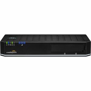 CradlePoint Wi-Fi 6 IEEE 802.11ax Ethernet Wireless Router - Dual Band - 2.40 GHz ISM Band - 5 GHz UNII Band - 221.75 MB/s Wireless Speed - 4 x Network Port - 1 x Broadband Port - USB - 10 Gigabit Ethernet - VPN Supported - Desktop, Wall Mountable
