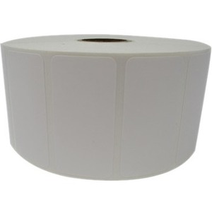 Brother Multipurpose Label - 2" Height x 1" Width - Rectangle - Thermal Transfer - White - Synthetic, Polyester - 2725 / Roll - 4 Roll