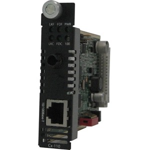 Perle 10/100 Media Converter Module Unmanaged - 1 x Network (RJ-45) - 1 x ST Ports - Multi-mode - 1310 nm, 1550 nm Fiber - Fast Ethernet - 10/100Base-T, 100Base-BX-D - 2 km - Internal