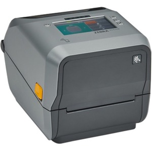 Zebra ZD621R Desktop Thermal Transfer Printer - Monochrome - Label/Receipt Print - USB - USB Host - Serial - Bluetooth - Wireless LAN - RFID - US - 4.3" LCD Display Screen - Real Time Clock - Peel Facility - 4.25" Print Width - 5.98 in/s Mono - 300 dpi - 4.65" Label Width x 39.02" Label Length - ZPL, ZPL II, EPL2, XML, ZBI Emulation - For Android, iOS, PC