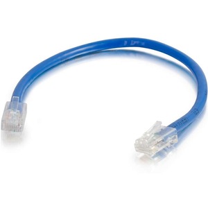 C2G Cat.5e UTP Patch Network Cable - 20 ft Category 5e Network Cable for Network Device - First End: 1 x RJ-45 Network - Male - Second End: 1 x RJ-45 Network - Male - Patch Cable - Blue
