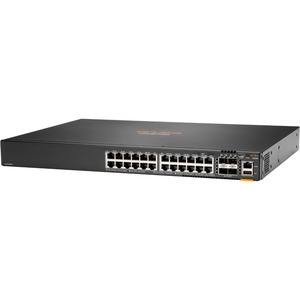HPE 6200F 24G 4SFP+ Switch - 24 Ports - Manageable - Gigabit Ethernet, 10 Gigabit Ethernet - 10/100/1000Base-T, 10GBase-X - 3 Layer Supported - Modular - 4 SFP Slots - 59 W Power Consumption - Optical Fiber, Twisted Pair - Rack-mountable, Cabinet Mount, Surface Mount - Lifetime Limited Warranty