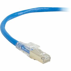 Black Box GigaTrue 3 FUTP Cat.6 Patch Network Cable - 23 ft Network Cable for Network Device - First End: 1 x Rj-45 Network - Male - Second End: 1 x Rj-45 Network - Male - Patch Cable - Shielding - Blue