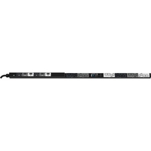 Panduit SmartZone MS 24-Outlets PDU - Monitored - IEC 60309 3P+N+E 6h 30A (IP44) - 12 x IEC 60320 C13, 12 x IEC 60320 C19 - 120 V AC, 230 V AC, 415 V AC - Network (RJ-45) - 0U - Vertical - Rack-mountable, Cabinet-mountable