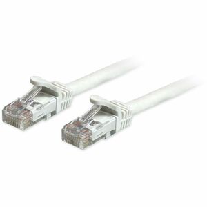 Comprehensive Cat6a Unshielded (UTP) Snagless Ethernet Patch Cable White 10ft