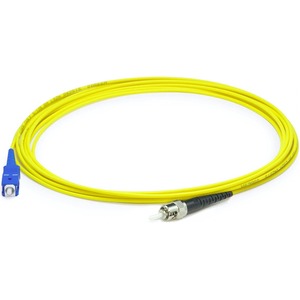 AddOn 47m ST to SC Yellow OS2 Simplex LSZH SMF Fiber Patch Cable