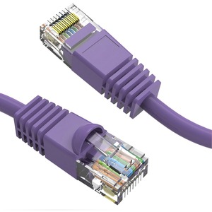 Axiom 200FT CAT6 UTP 550mhz Patch Cable Snagless Molded Boot (Purple)