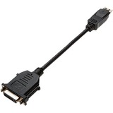 PNY DisplayPort/HDMI Audio/Video Cable - DisplayPort/HDMI A/V Cable for Graphics Card, Audio/Video Device - First End: 1 x 19-pin HDMI Type A Digital Audio/Video - Female - Second End: 1 x DisplayPort Digital Audio/Video - Male - Black - 1