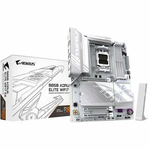 Aorus Ultra Durable B850 AORUS ELITE WIFI7 ICE Gaming Desktop Motherboard - AMD B850 Chipset - Socket AM5 - ATX