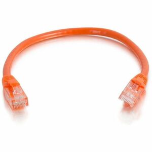 Quiktron Q-Series Cat.6a Patch UTP Network Cable - 9 ft Category 6a Network Cable for Network Device - First End: 1x RJ-45 Network - Male - Second End: 1x RJ-45 Network - Male - Patch Cable - Gold Plated Connector - CM - 24 AWG - Orange