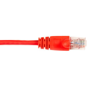 Black Box CAT6 Value Line Patch Cable, Stranded, Red, 4-ft. (1.2-m), 5-Pack