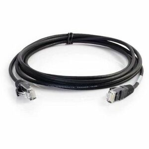 Quiktron Q-Series 28 AWG CAT6 Patch Cable, Black, 12 FT