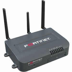 Fortinet FortiExtender 211F Wi-Fi 5 IEEE 802.11a/b/g/n/ac 2 SIM Ethernet, Cellular Modem/Wireless Router - 4G - WCDMA, HSPA+, UMTS, LTE Cat 1 - 2.40 GHz ISM Band - 5 GHz UNII Band - 3 x Antenna - 150 MB/s Wireless Speed - 4 x Network Port - 1 x Broadband Port - USB - Gigabit Ethernet - Desktop, Wall Mountable