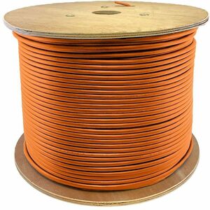 AddOn 1000ft Non-Terminated Orange CAT 5E PVC Bulk Cable - 1000 ft Category 5e Network Cable for Patch Panel, Hub, Switch, Media Converter, Router, Network Device - 1 Gbit/s - Patch Cable - 24 AWG - Orange - 1.0