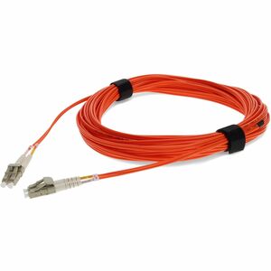 AddOn 20m LC to LC Orange OM2 Duplex OFNR (Riser-Rated) Fiber Patch Cable